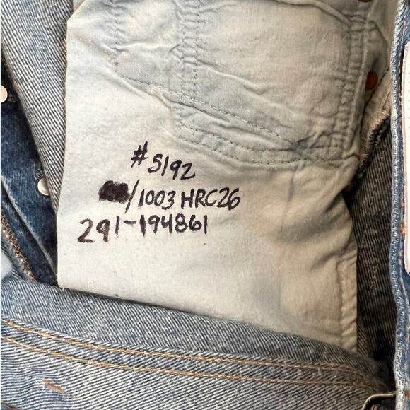 NEW RE/DONE x Levi's High Rise Ankle Crop Jeans Size 29 - Picture 9 of 10